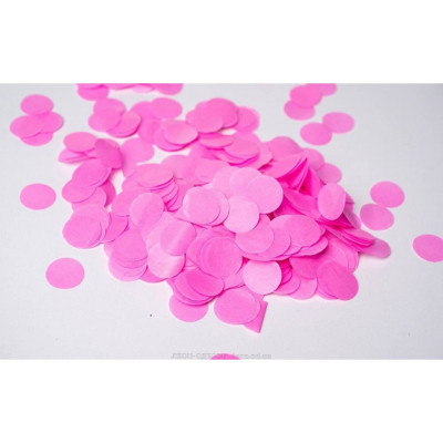 Конфетти "Кружочки микро" - розовый (0.5кг)