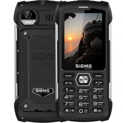 Мобильный телефон Sigma X-treme PK68 Black (4827798466711)