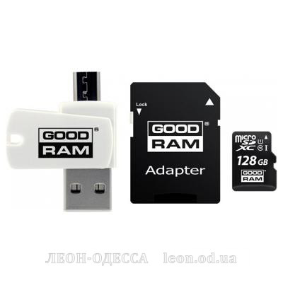 Карта памяти GOODRAM 128GB microSDXC class 10 UHS-I (M1A4-1280R12)