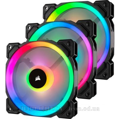 Кулер для корпуса CORSAIR LL120 RGB (3 Fan Pack) (CO-9050072-WW)