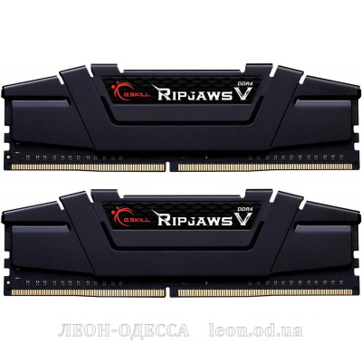 Модуль пам*ятi для комп*ютера DDR4 64GB (2x32GB) 4400 MHz RipjawsV Black G.Skill (F4-4400C19D-64GVK)