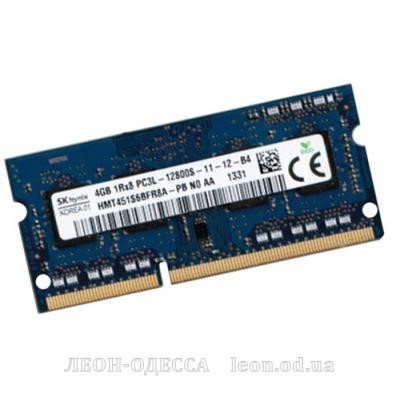 Модуль пам*ятi для ноутбука SoDIMM DDR3L 4GB 1600 MHz Hynix (HMT451S6BFR8A-PB)