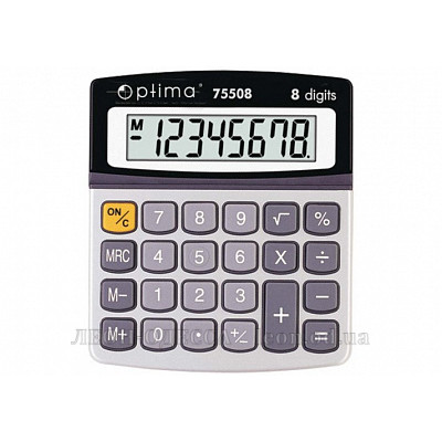 
											Калькулятор Optima 75508											
											