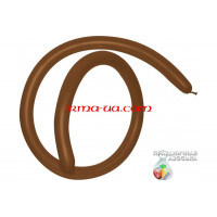Шар латексный Gemar ШДМ D4 260-й - «Шоколад(коричневый)»