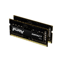 Модуль пам*ятi для ноутбука SoDIMM DDR4 64GB (2x32GB) 3200 MHz Fury Impact HyperX (Kingston Fury) (KF432S20IBK2/64)