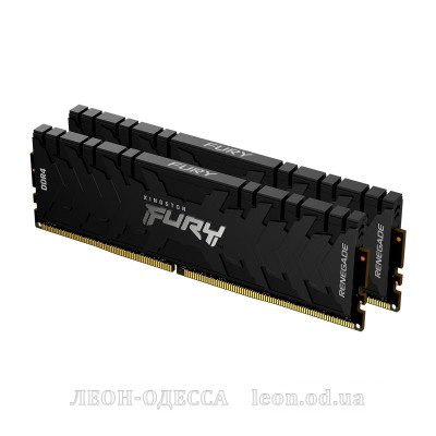 Модуль пам*ятi для комп*ютера DDR4 16GB (2x8GB) 3600 MHz Fury Renegade Black HyperX (Kingston Fury) (KF436C16RBK2/16)