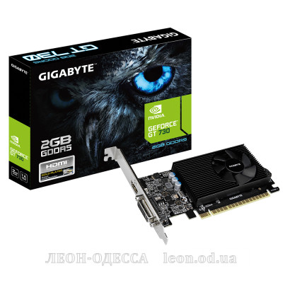 Вiдеокарта GeForce GT730 2048Mb GIGABYTE (GV-N730D5-2GL)