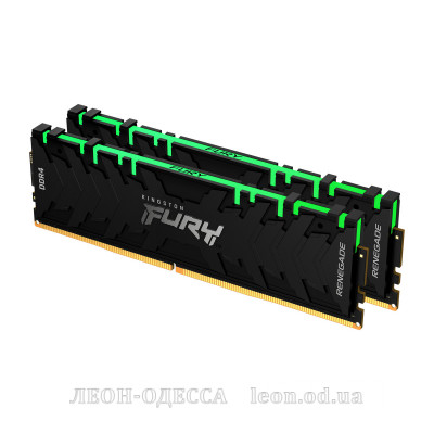 Модуль памяти для компьютера DDR4 16GB (2x8GB) 3600 MHz Fury Renegade RGB HyperX (Kingston Fury) (KF436C16RBAK2/16)