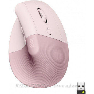 Мышка Logitech Lift Vertical Ergonomic Wireless/Bluetooth Rose (910-006478)