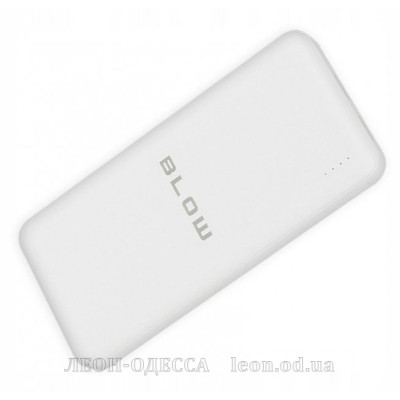 Батарея универсальная Blow 20000mAh, inp:Micro-USB(5V/2A), out:USB-A*2(5V/2,4A max), white (PB20C)