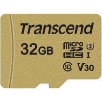 Карта пам*ятi Transcend 32GB microSDHC class 10 UHS-I U3 V30 (TS32GUSD500S)