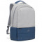 Рюкзак для ноутбука RivaCase 17.3* 7567 Prater, Grey / Dark Blue (7567Grey/DarkBlue)