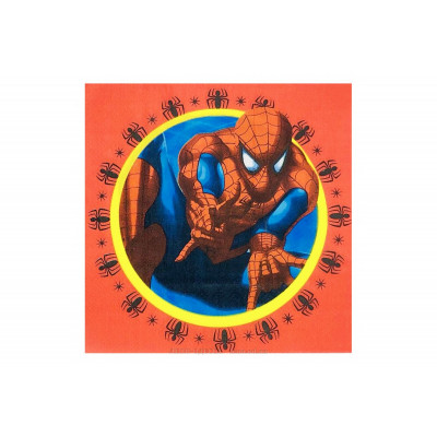 Салфетки "Человек паук" красный