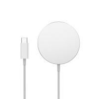 Зарядний пристрiй ColorWay MagSafe Charger 15W (White) (CW-CHW27Q-WT)