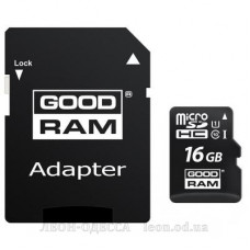Карта пам*ятi GOODRAM 16GB microSDHC Class 10 (M1AA-0160R12)