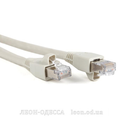 Патч-корд 0.5м, FTP, cat.5e, CU, 24AWG, grey Kingda (KD-PAFT4050GY)