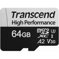 Карта пам*ятi Transcend 64GB microSD class 10 UHS-I U3 A2 (TS64GUSD330S)