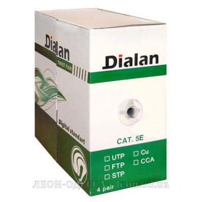 Кабель мережевий Dialan FTP 305м КПВЭ 4*2*0,50 СU cat.5e (10554)