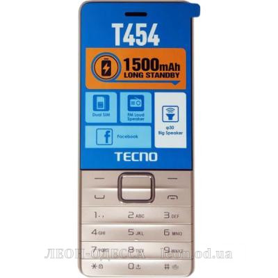 Мобiльний телефон TECNO T454 Champagne Gold (4895180745980)