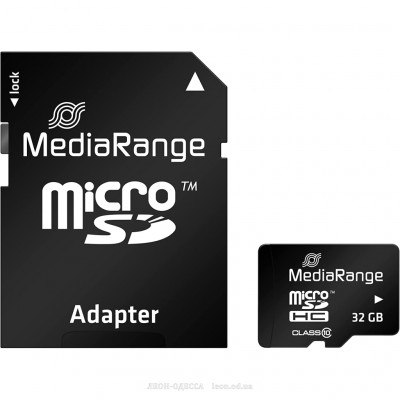 Карта пам`яті Mediarange 32GB microSD class 10 (MR959)