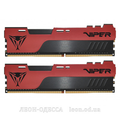 Модуль пам*ятi для комп*ютера DDR4 16GGB (2x8GB) 3600 MHz Viper Elite II Red Patriot (PVE2416G360C0K)