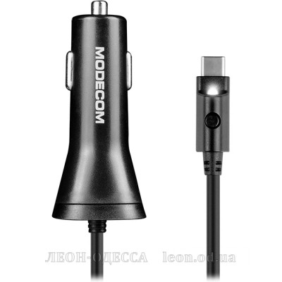 Зарядний пристрiй Modecom 1 USB 3A QC3.0 + cable Type-C, Modecom Royal KULC-02 (ZT-MC-KULC-02)