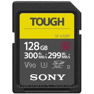 Карта пам*ятi SONY 128GB SDXC class10 UHS-II U3 V90 Tough (SFG1TG)