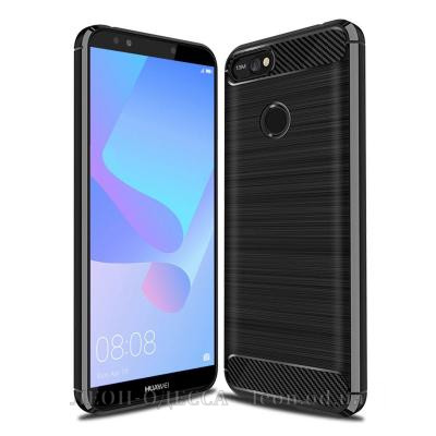 Чехол для моб. телефона Laudtec для Huawei Y6 Prime 2018 Carbon Fiber (Black) (LT-HY6PM18)