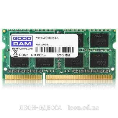 Модуль пам*ятi для ноутбука SoDIMM DDR3L 8GB 1600 MHz GOODRAM (GR1600S3V64L11/8G)