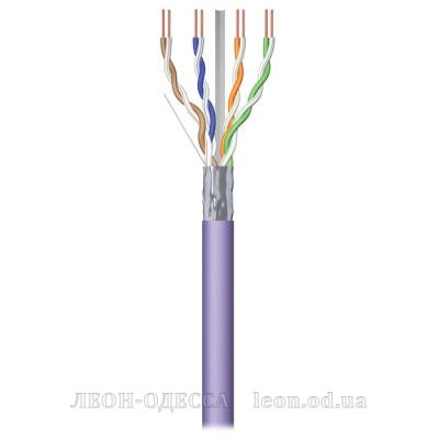 Кабель сетевой Kingda UTP 305м, cat 5e, CU, 4 pairs, 24AWG, LSZH, violet (KDUT8001-LSZH)