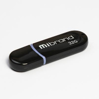 USB флеш накопичувач Mibrand 32GB Panther Black USB 2.0 (MI2.0/PA32P2B)