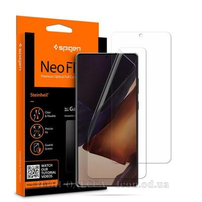 Плiвка захисна Spigen Galaxy Note 20 Neo Flex , HD (2 pack) (AFL01364)