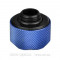 Фiтинг для СВО ThermalTake Pacific C-Pro G1/4 PETG 16mm OD Fitting Kit - Blue (CL-W210-CU00BU-B)