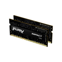 Модуль пам*ятi для ноутбука SoDIMM DDR4 16GB (2x8GB) 2666 MHz Fury Impact HyperX (Kingston Fury) (KF426S15IBK2/16)