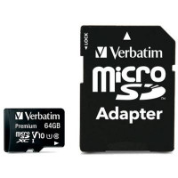 Карта пам*ятi Verbatim 64GB microSDHC Class 10 (44084)