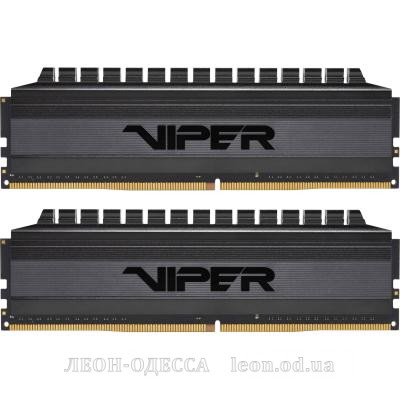 Модуль памяти для компьютера DDR4 16GB (2x8GB) 3200 MHz Viper 4 Blackout Patriot (PVB416G320C6K)