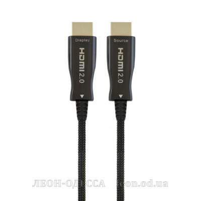 Кабель мультимедiйний HDMI to HDMI 20m AOC V2.0 Cablexpert (CCBP-HDMI-AOC-20M)