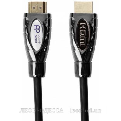 Кабель мультимедiйний HDMI to HDMI 2.0m PowerPlant (CA910250)