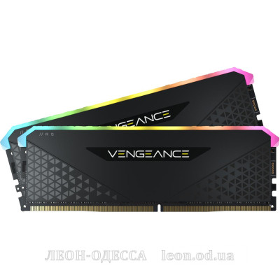 Модуль пам*ятi для комп*ютера DDR4 64GB (2x32GB) 3600 MHz Vengeance RGB RS Corsair (CMG64GX4M2D3600C18)