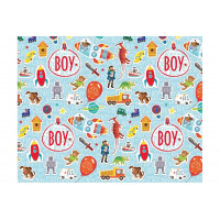 Упаковочная Бумага (5 листов) "Boy" (70*100 см)
