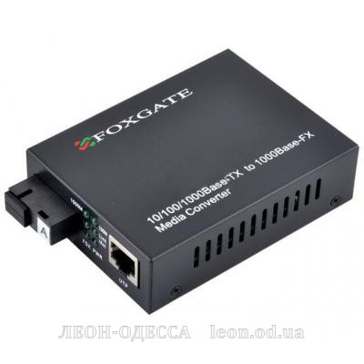 Медiаконвертер EC-Q-1G-1SM-1310nm-20 FoxGate