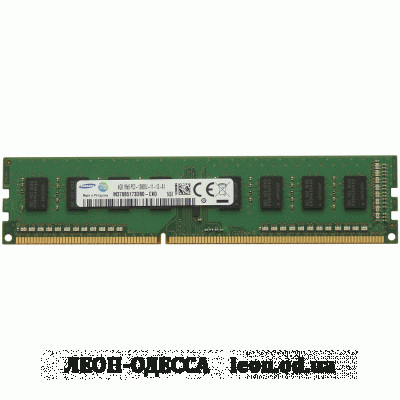 Модуль пам*ятi для комп*ютера DDR3 4GB 1600 MHz Samsung (M378B5173DBO-CKO)