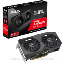 Вiдеокарта ASUS Radeon RX 6600 8Gb DUAL (DUAL-RX6600-8G-V2)