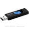 USB флеш накопичувач ADATA 32GB UV320 Black/Blue USB 3.1 (AUV320-32G-RBKBL)