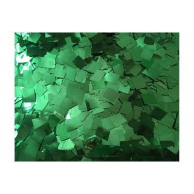 Конфетти "Квадратики" - зеленый (0.5кг)
