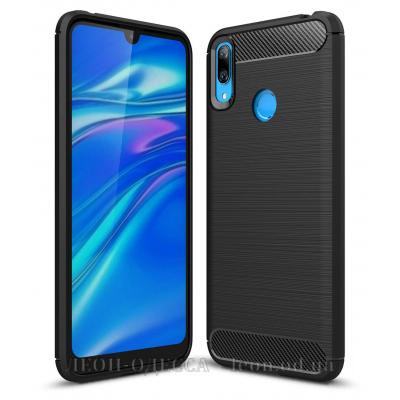 Чохол до моб. телефона Laudtec для Huawei Y7 2019 Carbon Fiber (Black) (LT-HY72019B)