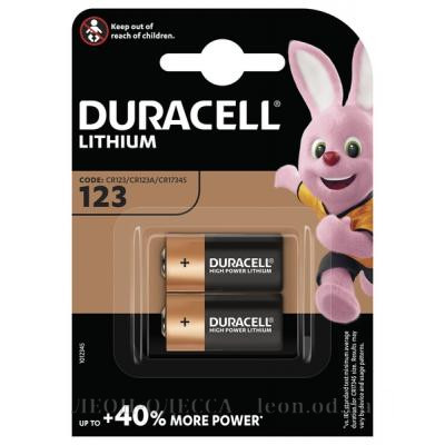 Батарейка Duracell CR 123 / DL 123 * 2 (5002979)