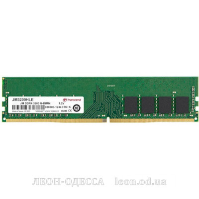 Модуль пам*ятi для комп*ютера DDR4 32GB 3200 MHz Transcend (JM3200HLE-32G)