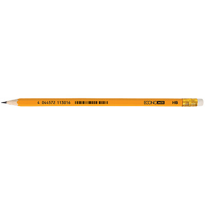 
											Олівець чорнографітовий з гумкою, заточ.											
											