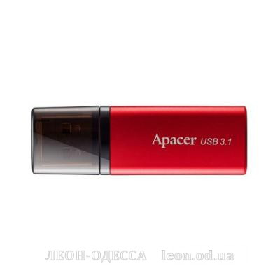 USB флеш накопичувач Apacer 128GB AH25B Black USB 3.1 (AP128GAH25BB-1)